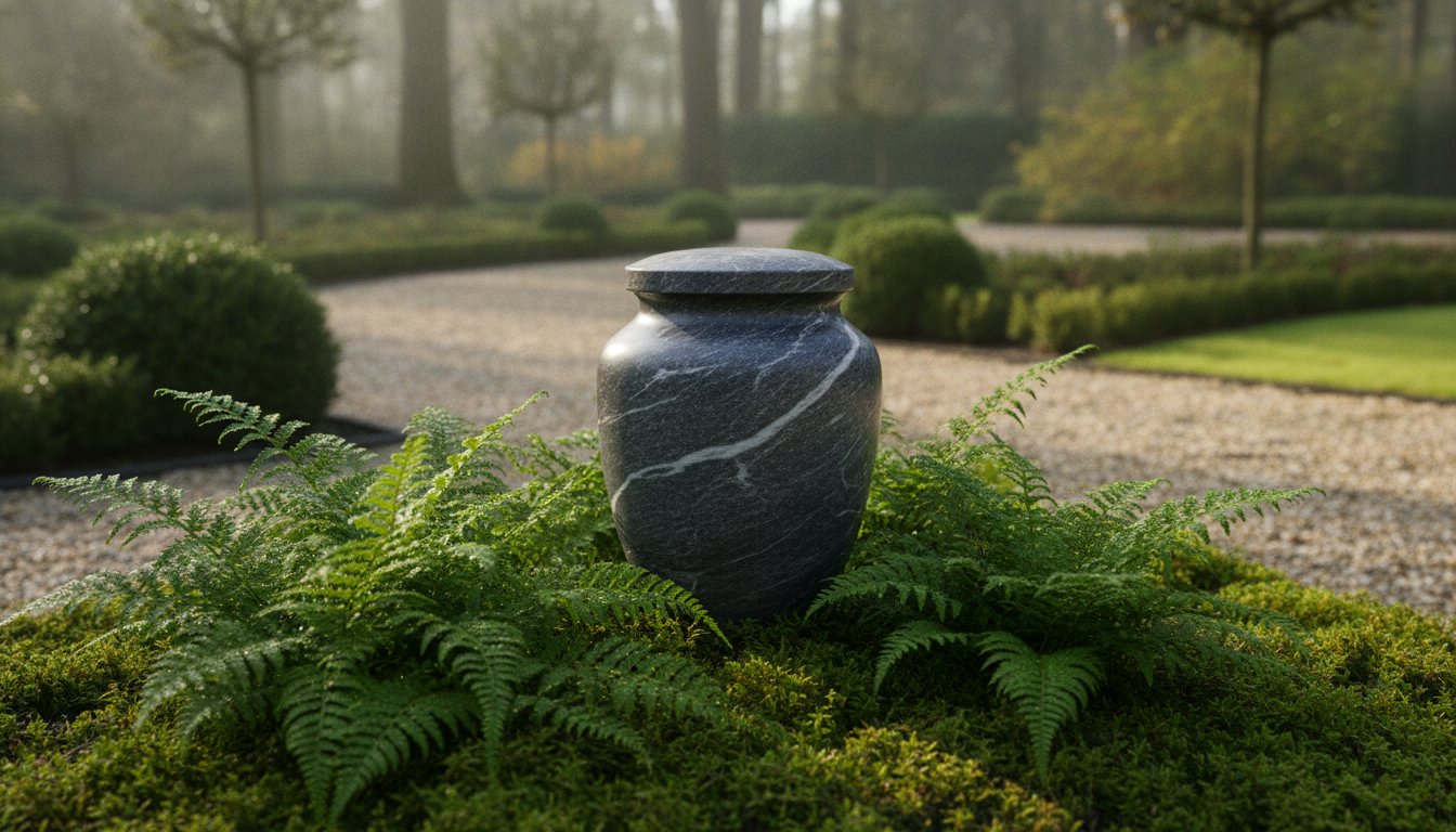 Een urn voor buiten kiezen: alles over materialen en gedenken in de natuur