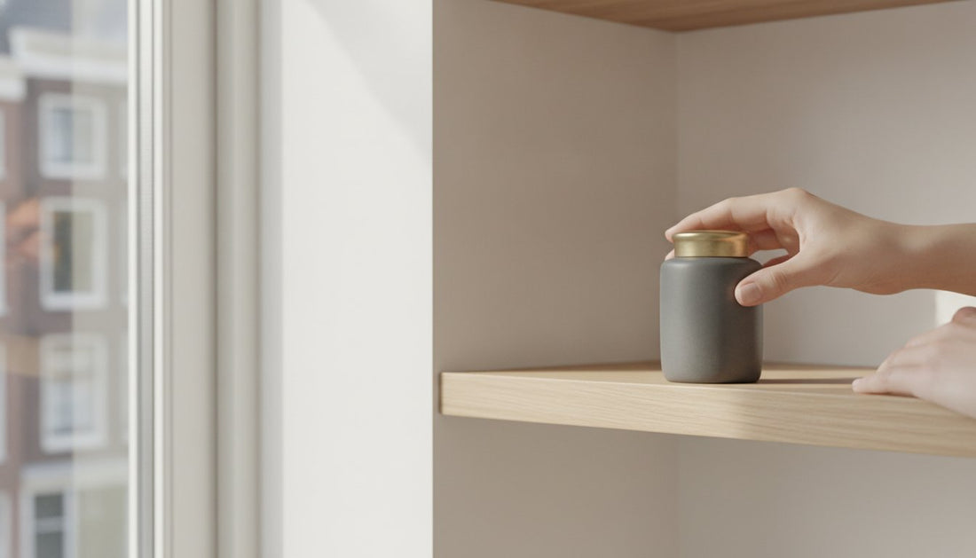 Mini urn met naam: een persoonlijke herinnering in een klein gebaar