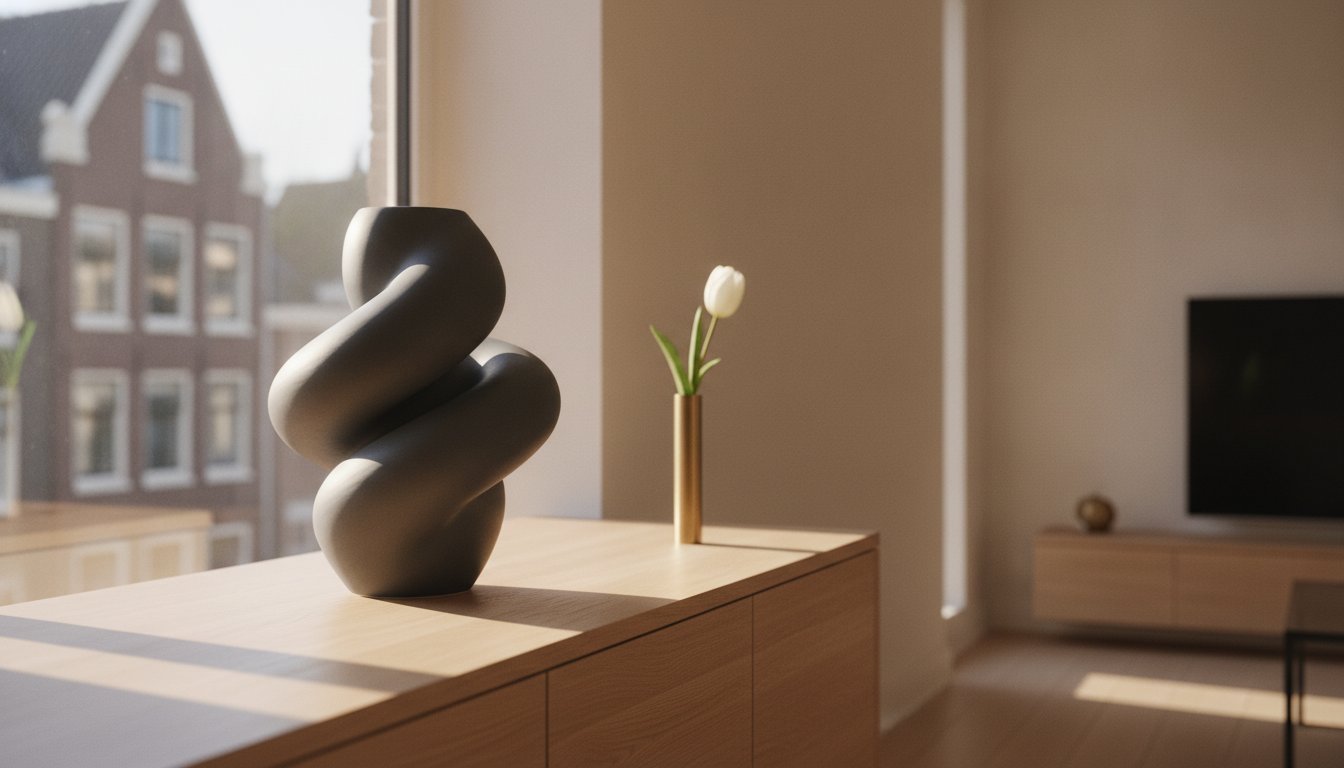 Urn als kunstobject in huis: een stijlvolle en discrete herinnering