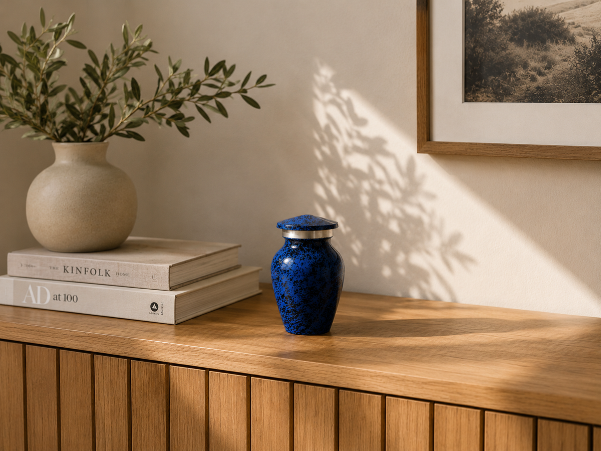 Gedenkwaardig Azur mini urn