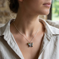 Vlinder zilver basic