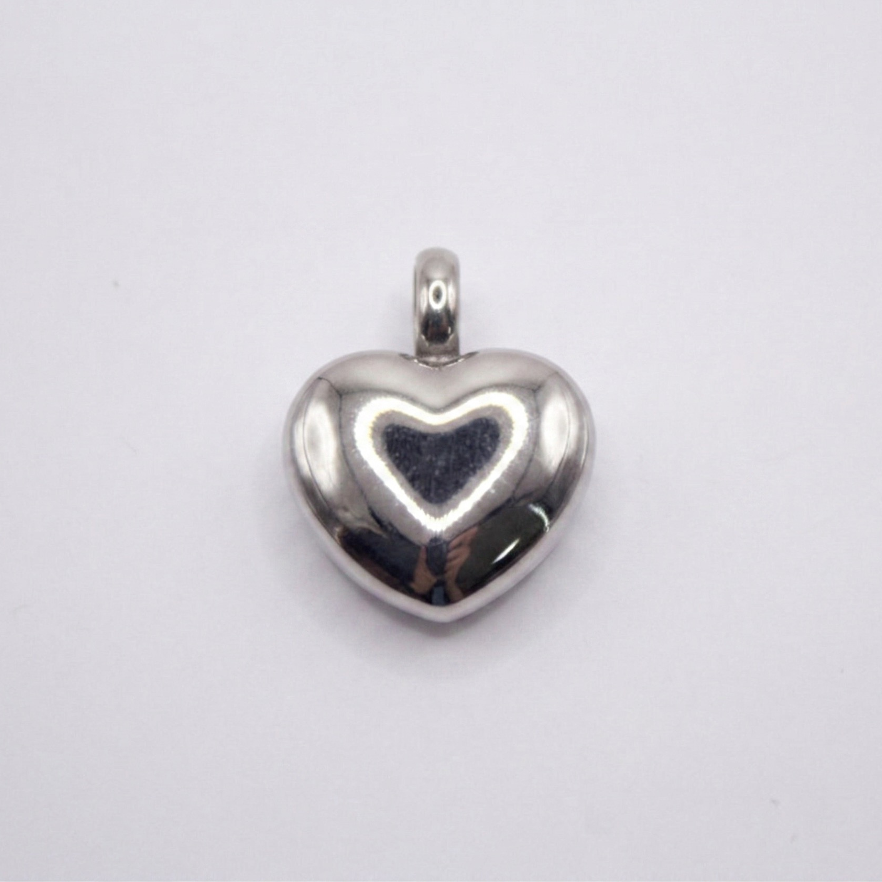 Mini hartje zilver
