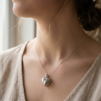 Gedenkwaardig Mini hartje zilver | Gedenkwaardig Mini heart silver