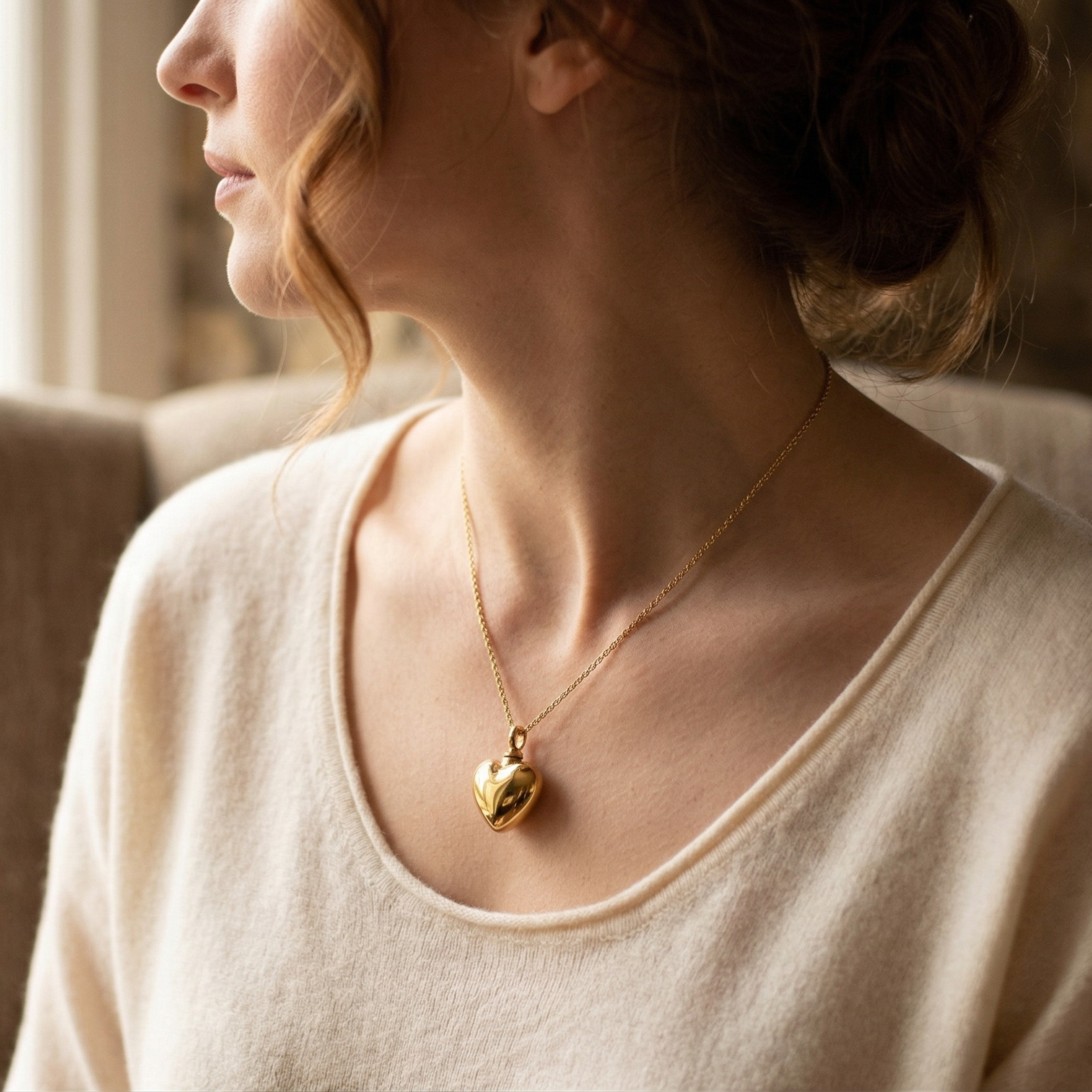 Gedenkwaardig Hart goud gevuld | Gedenkwaardig Heart gold filled