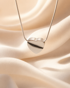 Gedenkwaardig Gouden Hart Ashanger met Slangenketting | Gedenkwaardig Gold heart ash pendant with snake chain