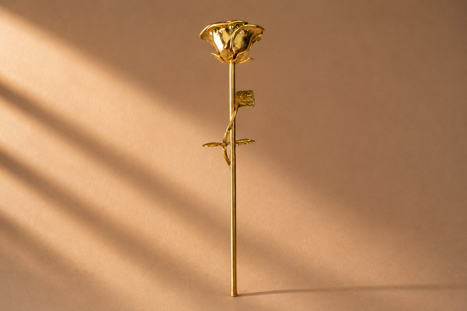 Golden Rose Memorial Ornament