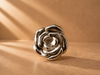 Silver Rose Memorial Ornament
