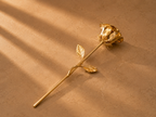 Rose Gold Rose Memorial Ornament