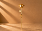 Rose Gold Rose Memorial Ornament