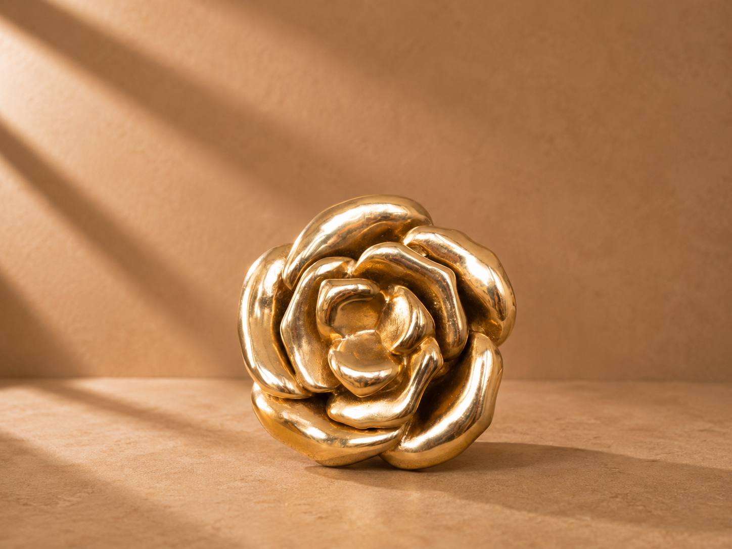 Rose Gold Rose Memorial Ornament