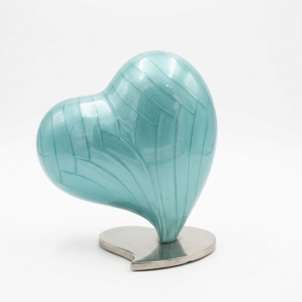Urn hart pearl aqua