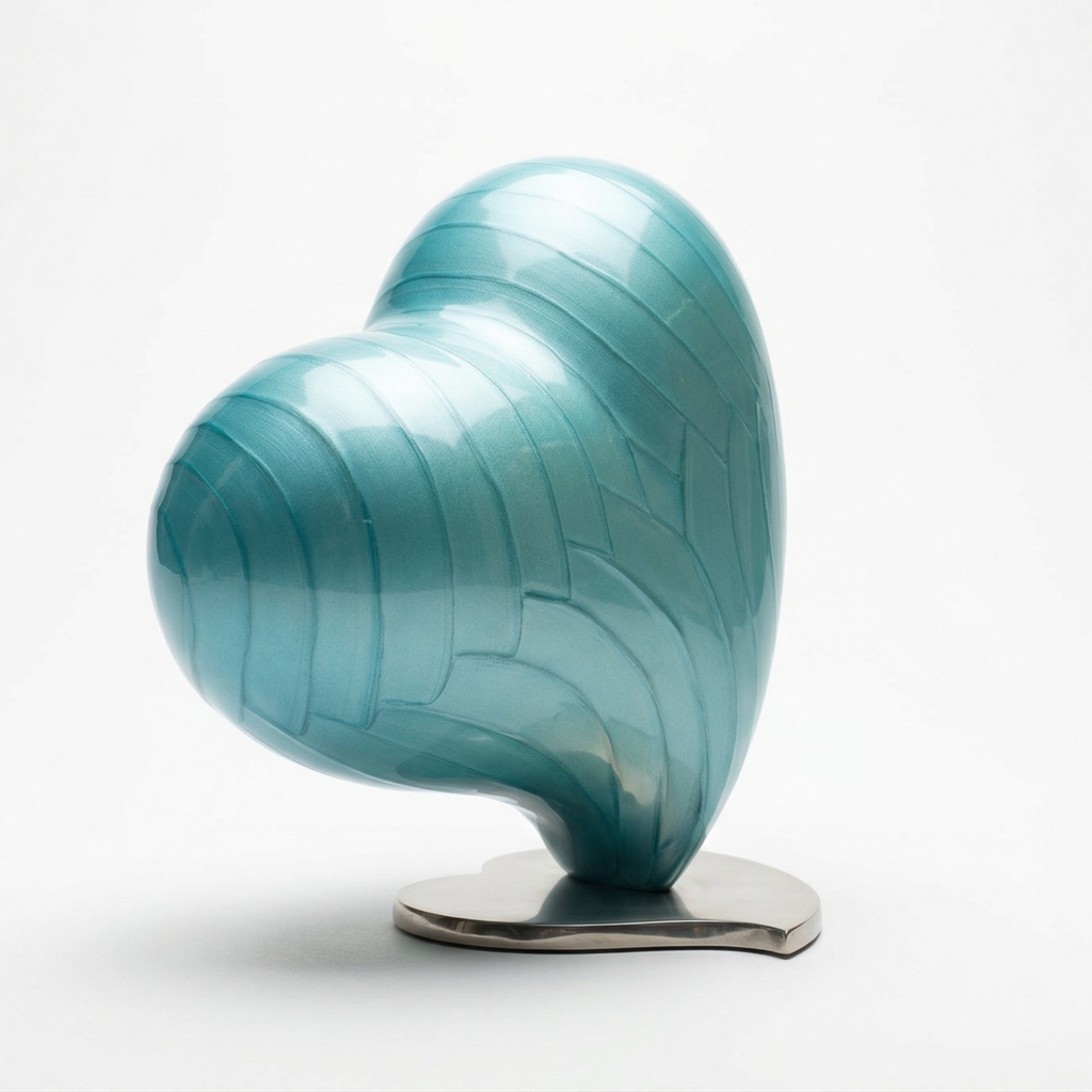 Urn hart pearl aqua