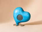 Gedenkwaardig Aqua Pearl harturn | Gedenkwaardig Aqua Pearl Heart Urn