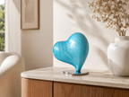 Gedenkwaardig Aqua Pearl harturn | Gedenkwaardig Aqua Pearl Heart Urn