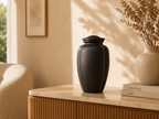 Gedenkwaardig Noir leren urn | Gedenkwaardig Noir Leather Urn