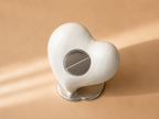 Gedenkwaardig Pearl White harturn | Gedenkwaardig Pearl White Heart Urn