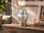 Gedenkwaardig Dierenurn Lunea vlinder goud-zilver | Gedenkwaardig Lunea gold-silver butterfly pet urn