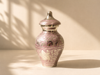 Gedenkwaardig Dierenurn Rosé Lumière roze-zilver | Gedenkwaardig Rosé Lumière pink-silver pet urn