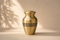 Gedenkwaardig Dierenurn Aureon goud zwarte rand | Gedenkwaardig Aureon gold black rim pet urn