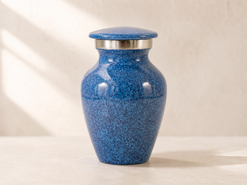 Gedenkwaardig Mini-urn royal blauw Azure | Gedenkwaardig Azure royal blue mini urn