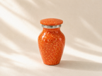 Gedenkwaardig Mini-urn oranje royal Solis | Gedenkwaardig Solis orange royal mini urn
