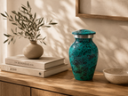 Gedenkwaardig Azuriet mini urn | Gedenkwaardig Azurite mini urn