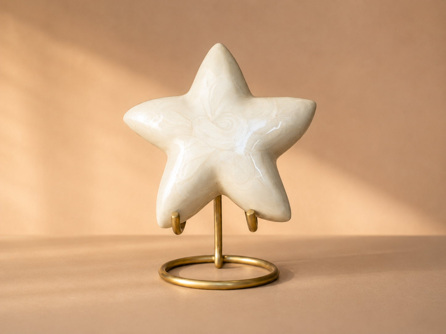 Ivory Star Mini Urn