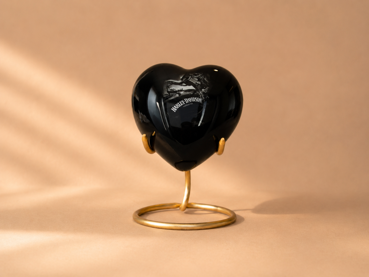 Midnight Heart Mini Urn