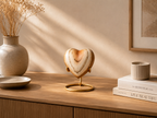 Gedenkwaardig Cherry Wood hart mini urn | Gedenkwaardig Cherry Wood Heart Mini Urn