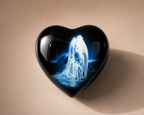 Gedenkwaardig Moonlight Spirit hart mini urn | Gedenkwaardig Moonlight Spirit Heart Mini Urn