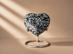 Gedenkwaardig Midnight Stone hart mini urn | Gedenkwaardig Midnight Stone Heart Mini Urn