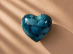Gedenkwaardig Ocean Marble hart mini urn | Gedenkwaardig Ocean Marble Heart Mini Urn