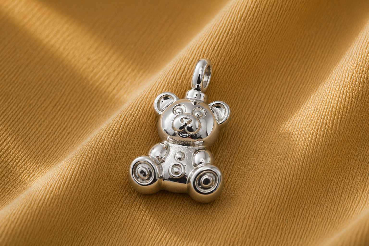 Forever Love Couple Ring Ash Pendant Silver