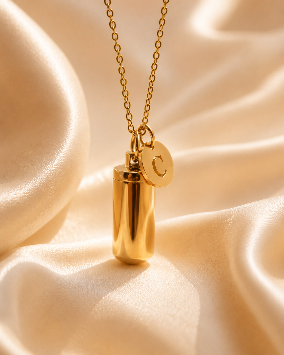 Initial Necklace C