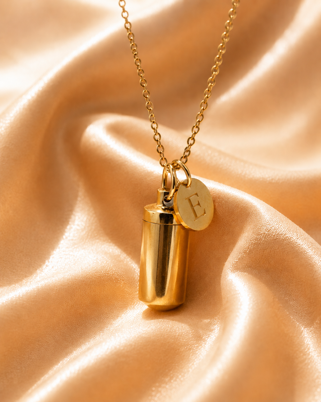 Initial Necklace E