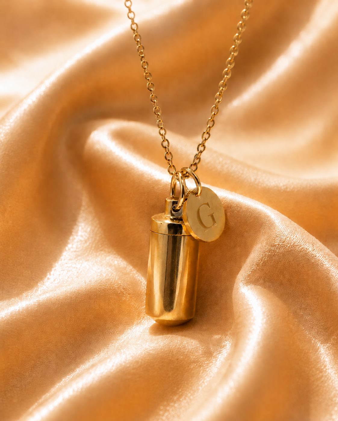 Initial Necklace F