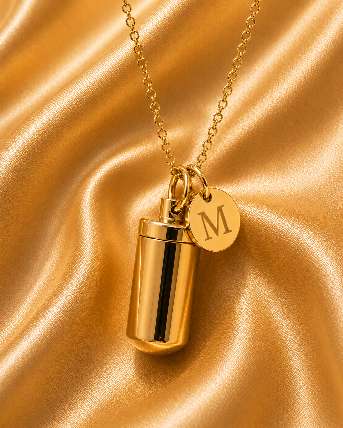 Initial Necklace M