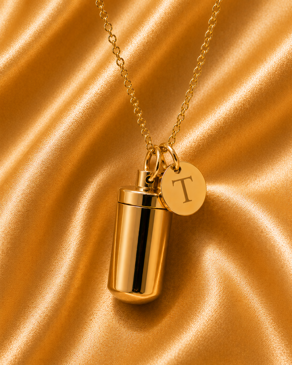 Initial Necklace T