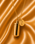 Initial Necklace Z