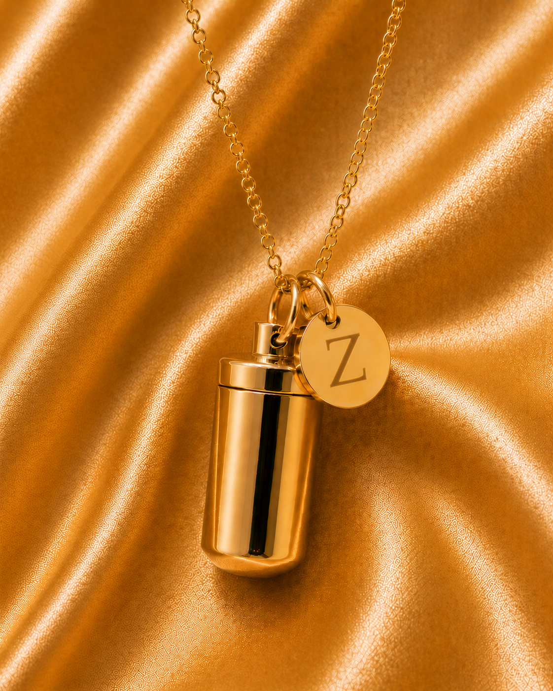 Initial Necklace Z