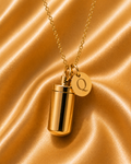 Initial Necklace Q