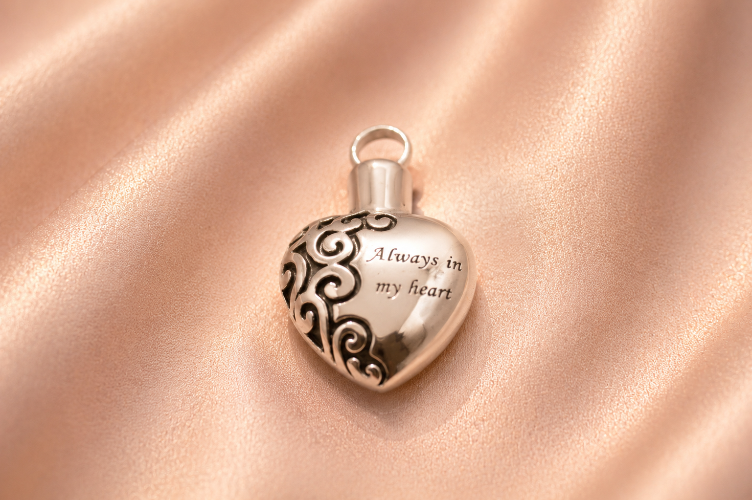Gedenkwaardig Always In My Heart ashanger | Gedenkwaardig Always In My Heart Ash Pendant