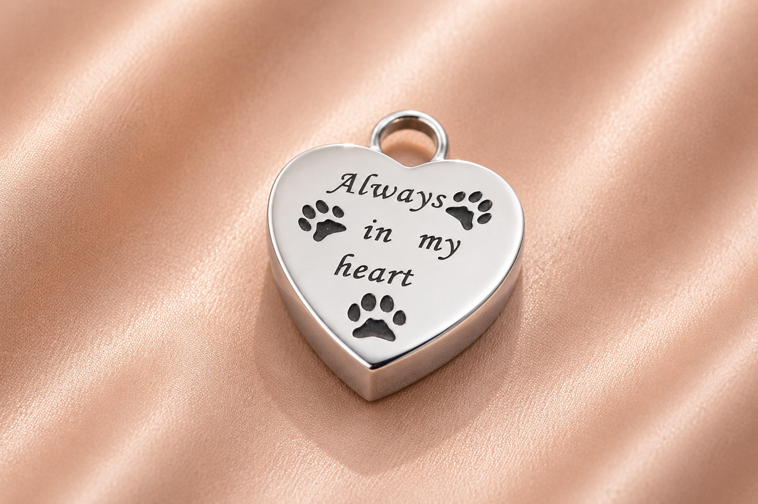 Always In My Heart Pet Ash Pendant