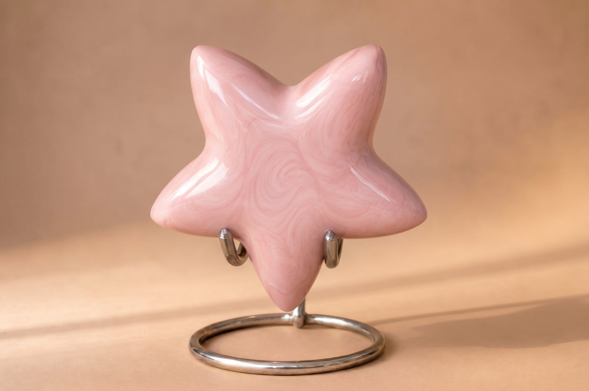 Blush Star Mini Urn