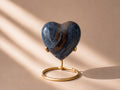 Bronze Stone Heart Mini Urn