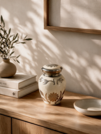 White Blossom Mini Urn