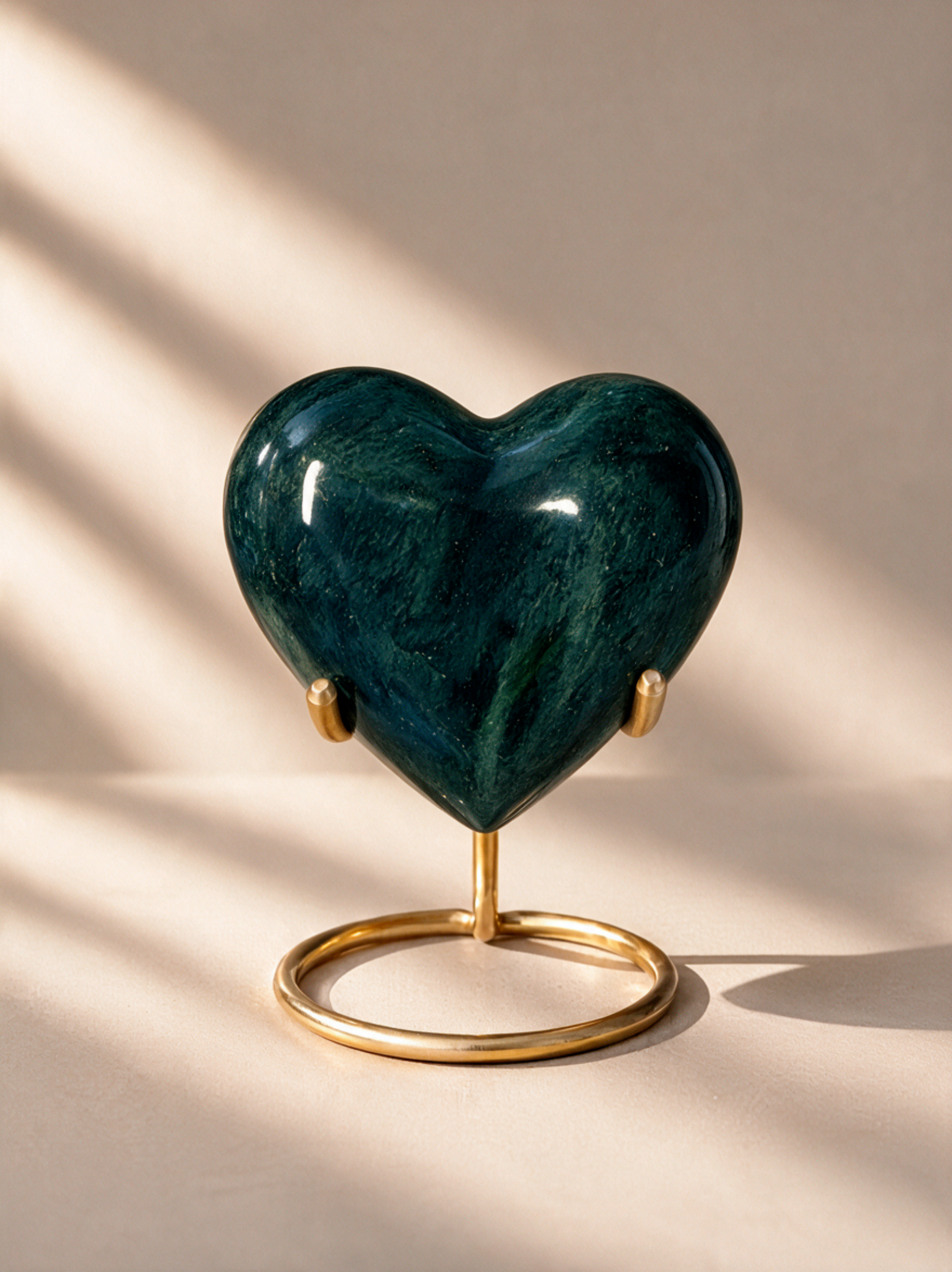 Deep Forest Heart Mini Urn
