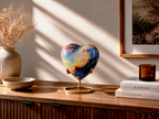 Rainbow Blue Heart Mini Urn