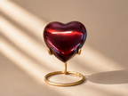 Bordeaux Heart Mini Urn