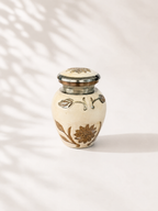 White Blossom Mini Urn